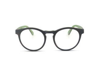 Forrest  Ebony Round Blue Light Blocker Glasses Wooden Glasses
