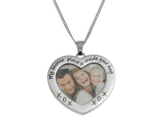 Joyful Sentiments My Favorite Place Picture Frame Pendant Necklace
