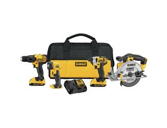 20VMAX 4 Tool Kit - Drill/Driver Impact Driver Saw & Light