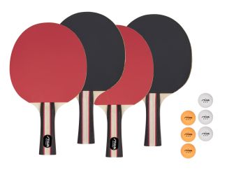STIGA - Performance 4-Player Table Tennis Racket Set