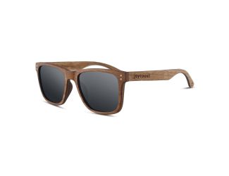 Walnut Wayfinder Wooden Sunglasses Brown, with Grey Lenses