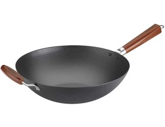 14" Pre-Seasoned Wok w/ Helper Handle