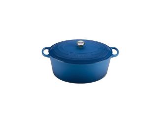 15.5qt Signature Cast Iron Oval Dutch Oven Marseille