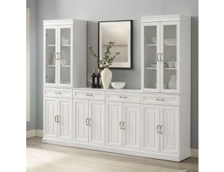 Stanton 3Pc Sideboard And Glass Door Pantry Set