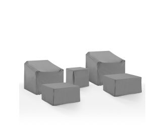 5Pc Outdoor Furniture Cover Set