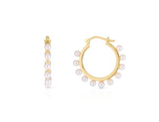 Pearl Hoops