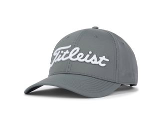 Titleist Blank Tour Performance Golf Hat - Charcoal/White