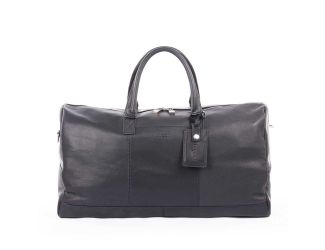 Sartoria Duffle Bag - Top Grain Leather  Black