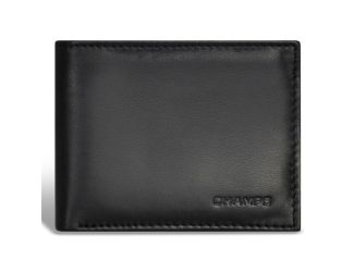 Classic Leather Bi-Fold Wallet Size 4.25"x3.5"