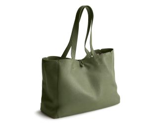 Hathaway Tote-Bronze Green-Leather