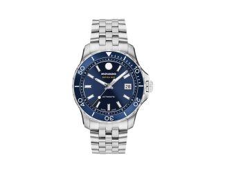 Series 800 Automatic. Stainless Steel case & Bracelet. Blue Aluminum bezel. Blue Dial