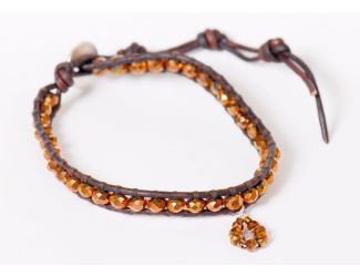 Bronze Crystal Bracelet