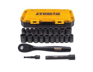 23pc 1/2" Drive Combination Impact Socket Set