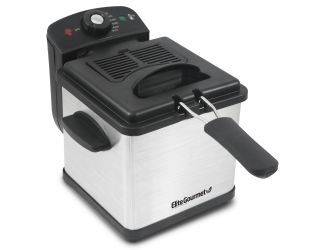 1.6qt Immersion Stainless Steel Deep Fryer