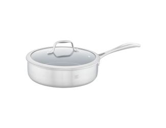 Spirit 3-Ply 3qt Stainless Steel Ceramic Saute Pan w/ Lid