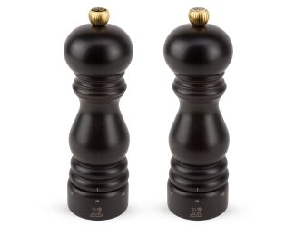 Paris U'Select 18cm Manual Salt and Pepper Mill Duo - Chocolate