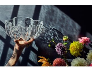 Crackle Clear Bowl