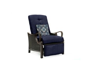 Ventura Outdoor Luxury Recliner in Navy Blue