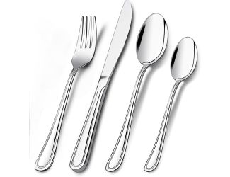 Gibson 16 Pc Pompeii Flatware Set