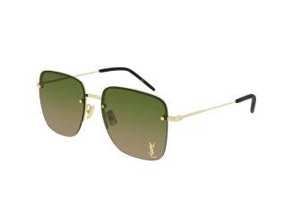 Womens Monogram Sunglasses-Gold/Brown