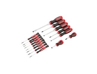 15pc Comfort Grip Screwdriver Set
