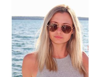 Dilon - Aviators Wooden Sunglasses Brown