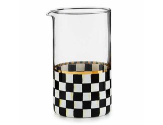 Sterling Check Mixing Glass