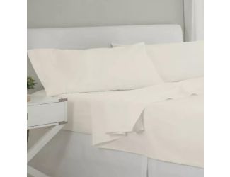 T1200 thread Count sheet set Queen - (Ivory)