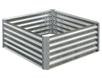 Grow It Raised Bed Garden, Galvanized Size 35x35x11
