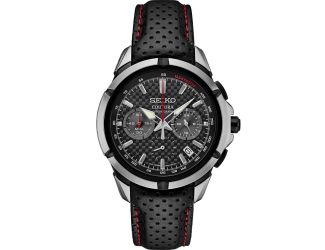 Coutura SS Quartz Chronograph Black Dial