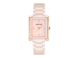 Women's Light Pink Ceramic Bracelet Watch