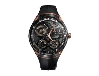 DNA Collection Stainless Strap Black Dial Watch