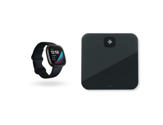 Sense Health Smartwatch w/ Aria Air Smart Scale Black/Carbon