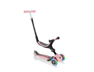 Go Up Foldable Plus Lights Toddler Scooter Pastel Pink
