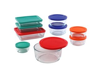 Simply Store 18pc Storage Set w/ Multi-Color Lids
