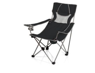 Campsite Chair - Black with Gray Accents