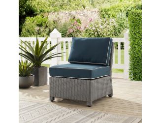 Bradenton Outdoor Wicker Sectional Center Chair