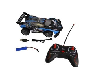Remote Control Race Car w/Rechargeable Battery and USB Charger Cable