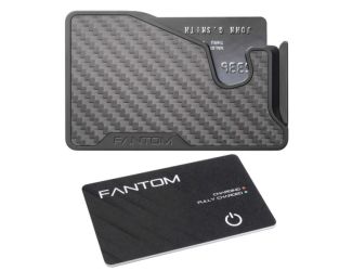 Fantom X Wallet, Slim, Carbon Fiber with Always On Tracker Card