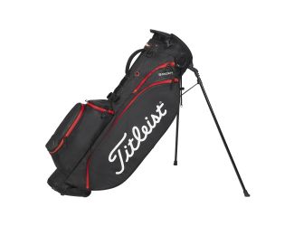 Players 4 StaDry Stand Bag - Black/Black/Red