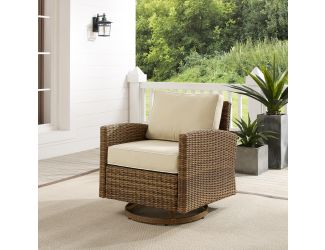 Bradenton Outdoor Wicker Swivel Rocker Chair