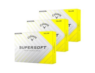 Supersoft Golf Balls - Yellow - Three Dozen