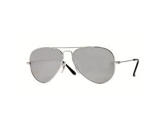 Original Aviator Sunglasses  - (Silver Crystal Grey)