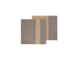 GANO Organic Cotton Waffle Dish Cloth Set of 2