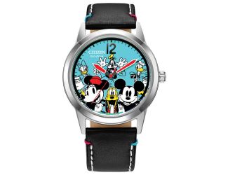 Unisex Mickey Leather Strap watch