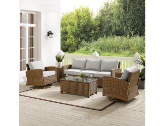 Bradenton 5Pc Swivel Rocker And Sofa Set