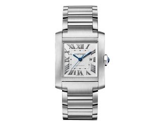Cartier Tank Francaise Automatic 36.7mm Stainless Steel Watch Large Model