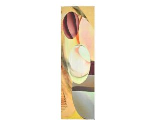 Avril Modern Geo Cotton Blend Scarf
