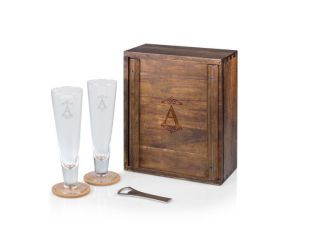 Monogram - Pilsner Beer Set - Acacia Wood, L