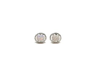 Opal Halo Earrings
